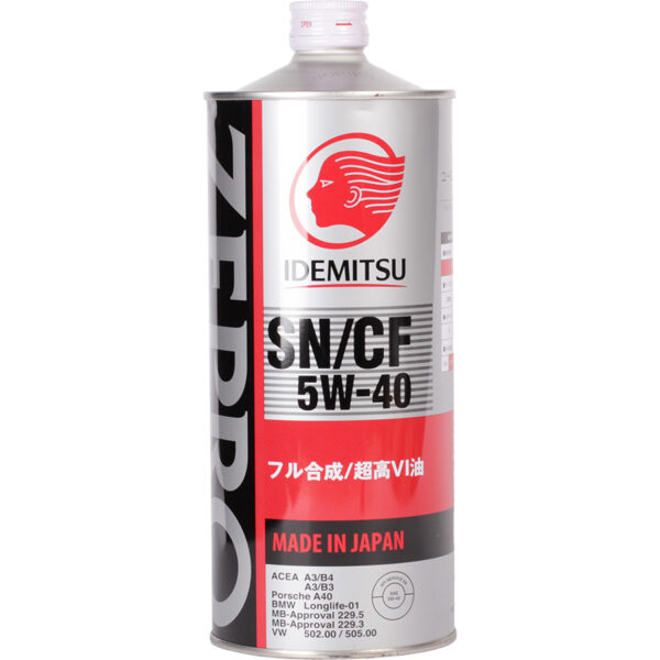 Масло Idemitsu Zepro Euro Spec F-S 5W40 SN/CF 1л