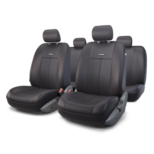 Чехлы автомобильные Autoprofi TT 9пр. полиэстер/полиэстер 5 п/г TT902PBKBK
