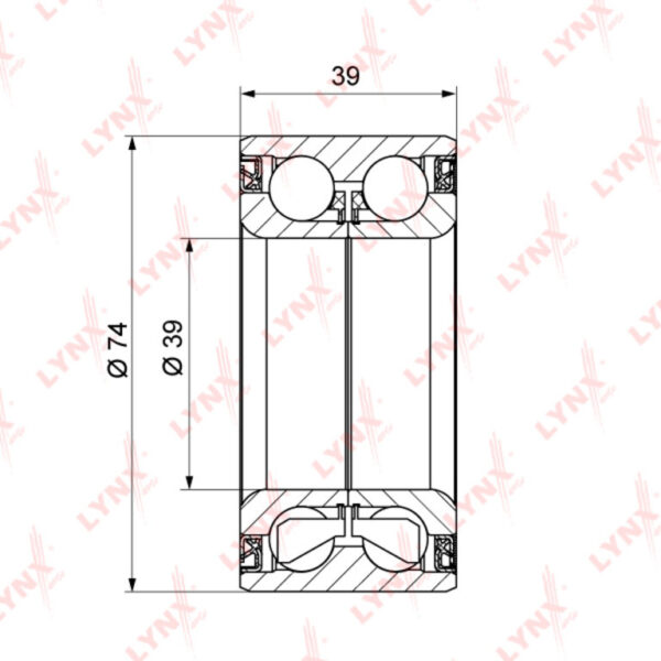 Подшипник ступицы Lynx WB1246