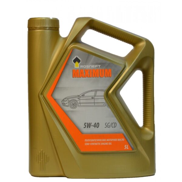 Масло РосНефть Maximum 5W40 SG/CD п/с. 5л