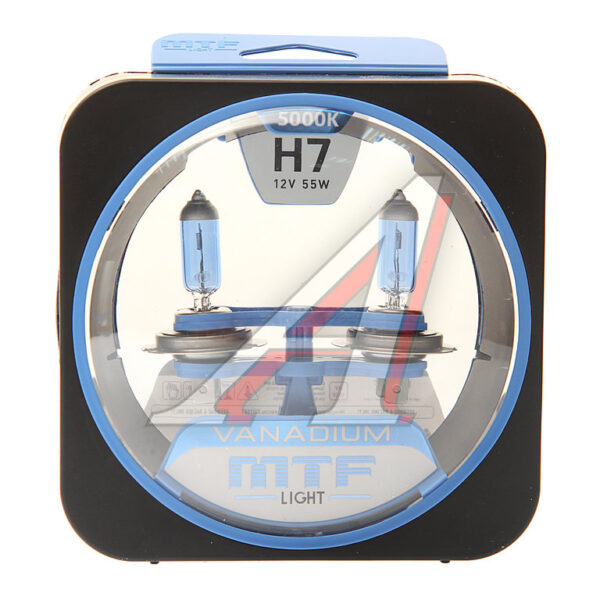 Лампа H7 12V 55W MTF Vanadium 5000K (2шт) HVN1207 HVN1207