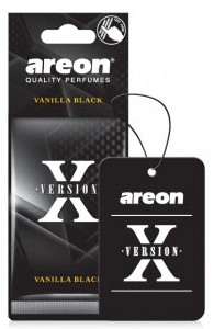 Ароматизатор на зеркало Areon Refreshment X-Version Ванила Блэк 704-AXV-019
