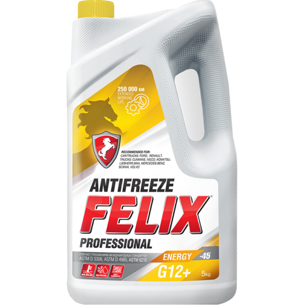Антифриз Felix Energy желтый 5л G12