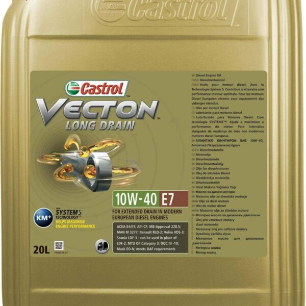 Масло Castrol Vecton Long Drain 10W40 20л