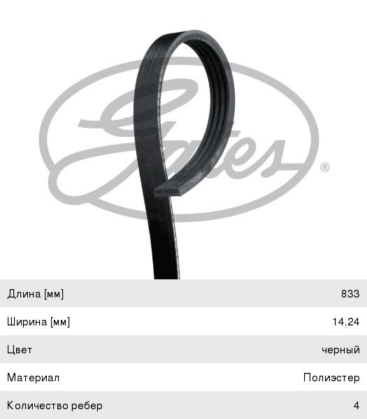Ремень 4PK833 GATES