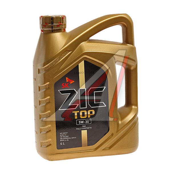 Масло ZIC TOP 5W30 C3 SN/CF 504/507 4л по цене 3л