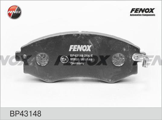 Колодки тормозные FENOX BP43148