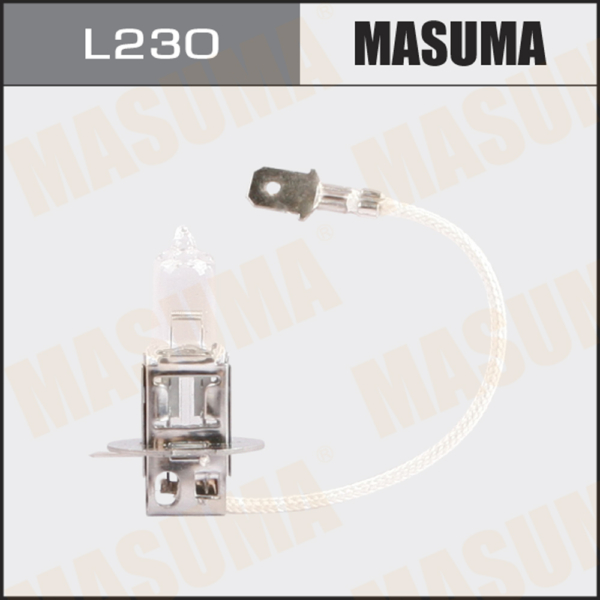 Лампа H3 12V 55W Masuma ClearGlow 3000K L230