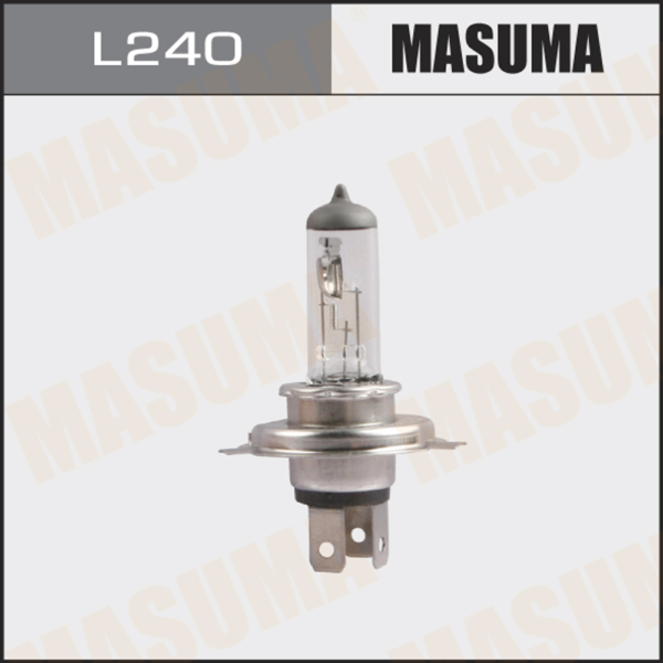 Лампа H4 12V 60/55W Masuma Clear 3000K