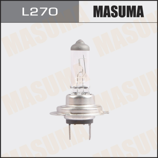 Лампа H7 12V 55W Masuma ClearGlow 3000K L270