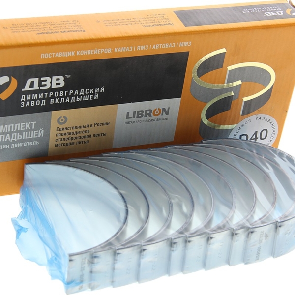 Вкладыши коренные Кам. Евро-4,5 Р0 (ДААЗ)