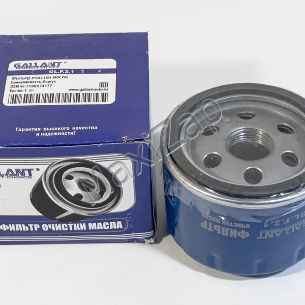 Фильтр масляный Лада Ларгус Gallant GLF21