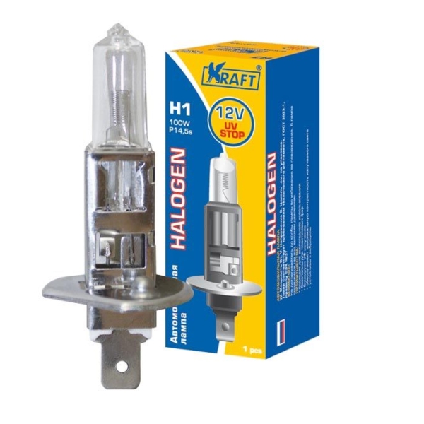Лампа H1 12V 55W Kraft (P14.5s)
