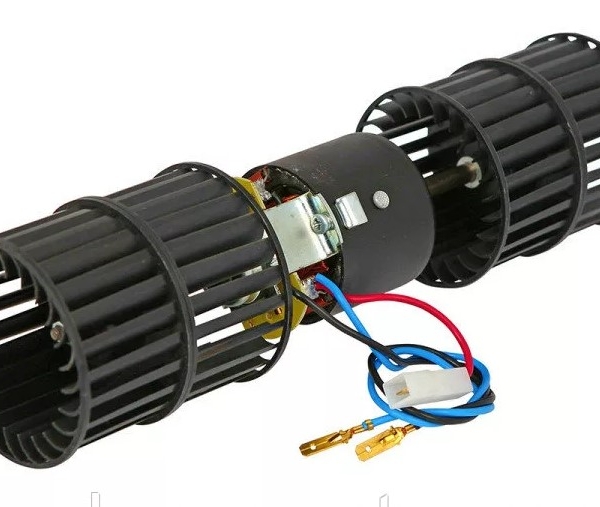 Мотор отопителя дополнительный ГА3ель 3221 н/образца 2 крыльчатки Cartronic