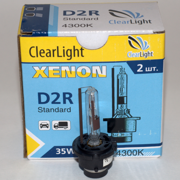 Лампа ксенон D2R 4300K Clearlight 2шт. LCLD2R430STD