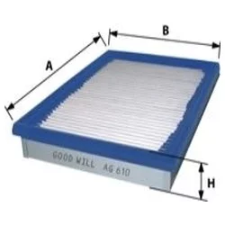 Фильтр воздушный Goodwill AG610