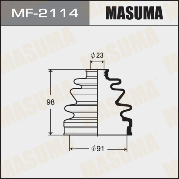 Пыльник ШРУСа Masuma MF2114