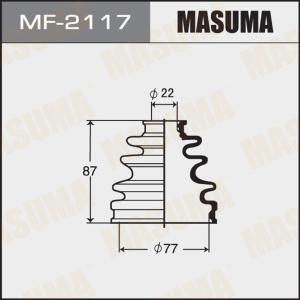 Пыльник ШРУСа Masuma MF2117
