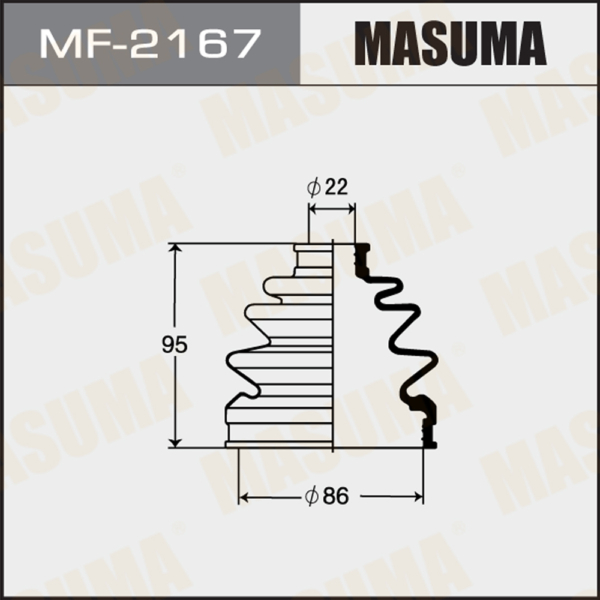 Пыльник шруса MASUMA MF2167