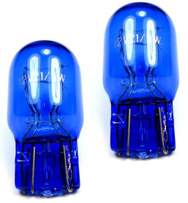 Светодиод 12V R21W 5W синяя Китай