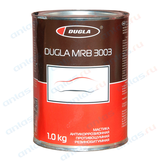 Мастика резино-битумная 1кг Dugla D010101