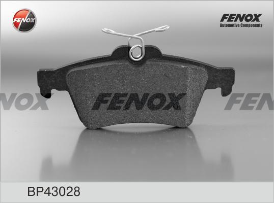 Колодки тормозные FENOX BP43028
