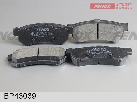 Колодки тормозные Fenox BP43039