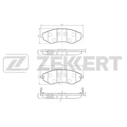Колодки тормозные Zekkert BS1309