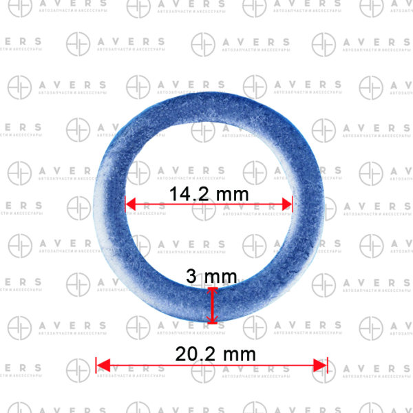 Прокладка HYUNDAI/KIA 20×14 2151323001 сливной пробки картера HYUNDAI ACCENT