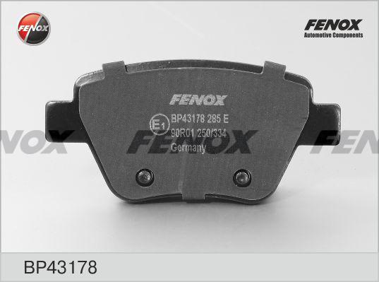 Колодки тормозные FENOX BP43178
