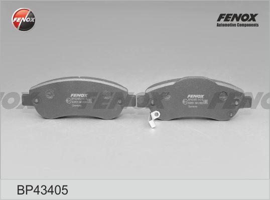 Колодки тормозные Fenox BP43405