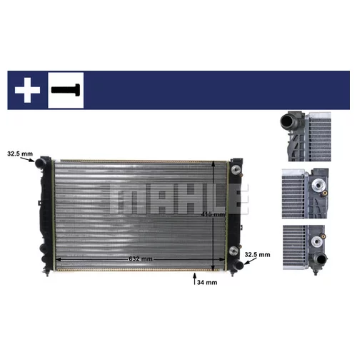 Радиатор охлаждения Mahle CR648000S
