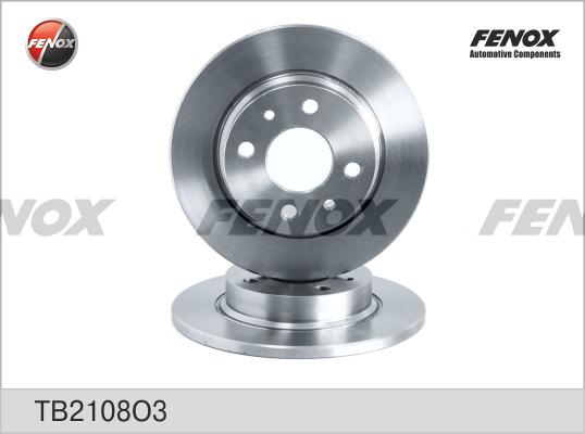 Диск тормозной Fenox TB2108O3