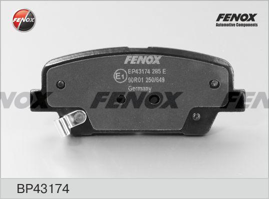 Колодки тормозные FENOX BP43174