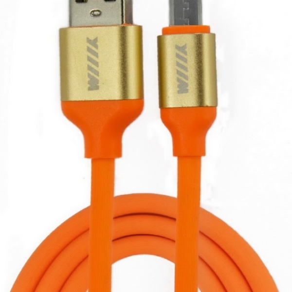 Кабель micro-USB оранжевый 120см WIIIX CB120UMU10OG