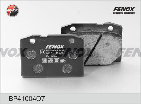 Колодки тормозные FENOX BP41004O7