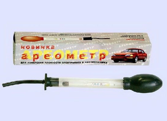 Ареометр в сборе (тосол, электролит) в бумажной упаковке С.Петербург