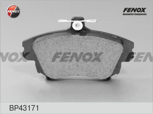 Колодки тормозные FENOX BP43171