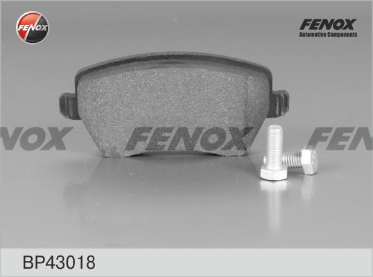 Колодки тормозные Fenox BP43018