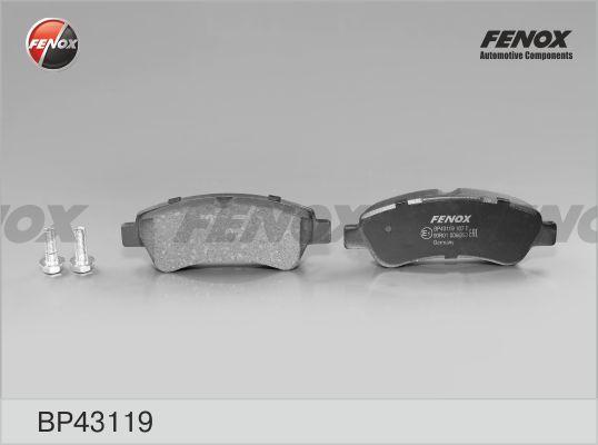 Колодки тормозные FENOX BP43119