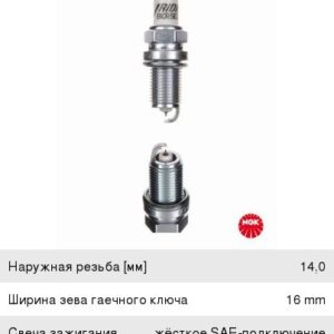 Свеча зажигания NGK 3764