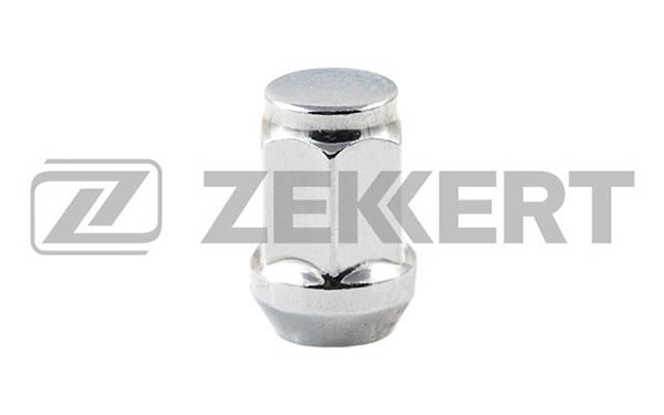 Гайка колеса 1/2″ конус L=35мм ключ 19 хром Zekkert BE4048