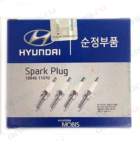 Свеча зажигания Hyundai/Kia 1884611070