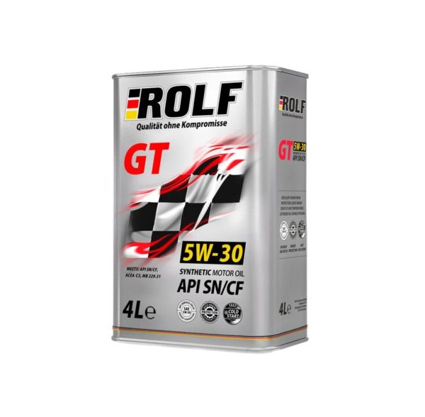Масло ROLF GT 5W30 SN/CF 4л ж/б