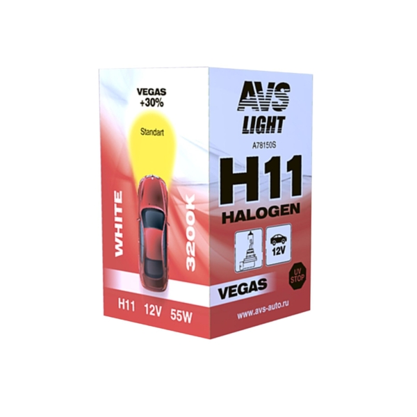 Лампа H11 12V 55W AVS A78150S