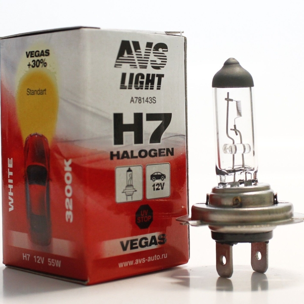 Лампа H7 12V 55W AVS A78143S