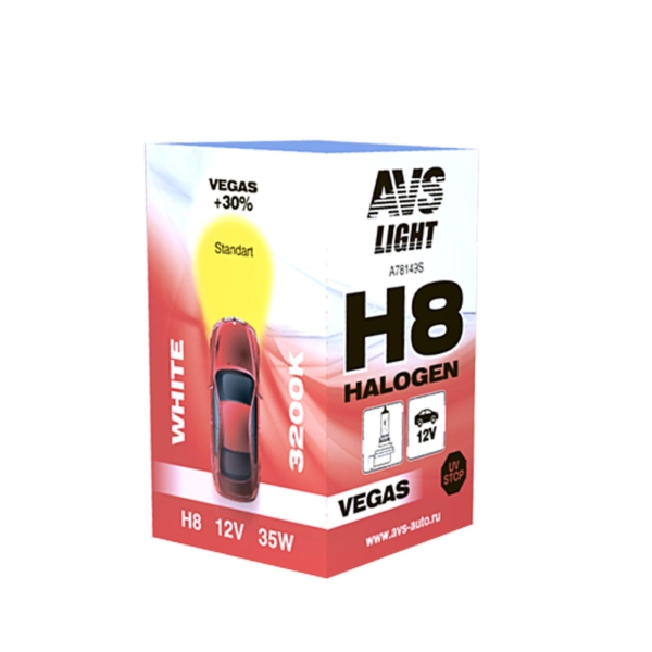 Лампа H8 12V 35W AVS A78149S