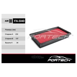 Фильтр воздушный FORTECH FA040 (AG147)