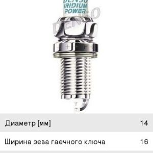 Свеча зажигания Denso (к-т) IK16