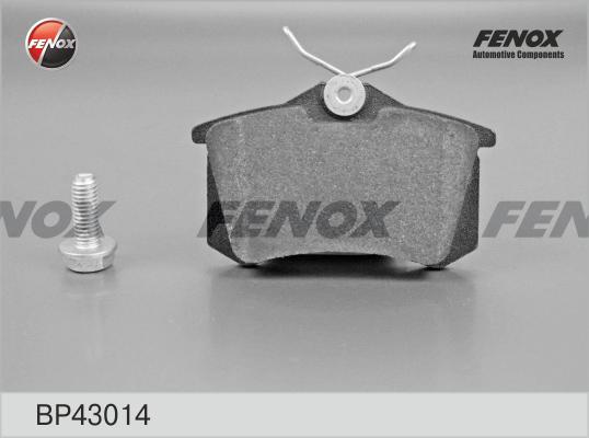 Колодки тормозные FENOX BP43014